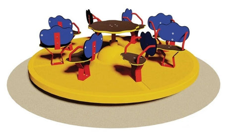 Giostra Con Sedili 8 Posti Filo Pavimento Cod.831 B - Giochipark - TIMESPORT24