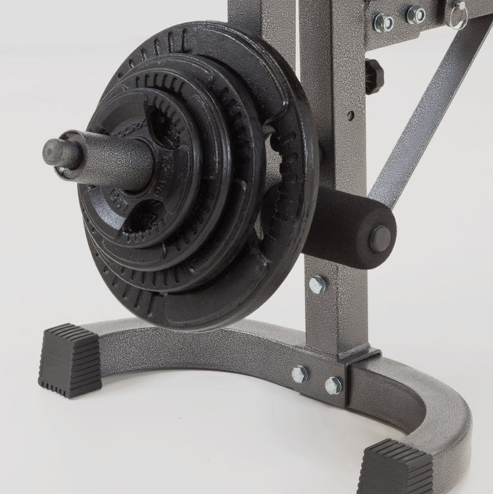 Panca Porta-Bilanciere WBX-90 Richiudibile con Leg Extension e Arm Curl Linea Toorx - TIMESPORT24