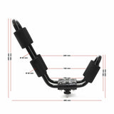 Culle per kayak da auto in alluminio Portacanoa + 2 cinghie incluse 61813 - TIMESPORT24