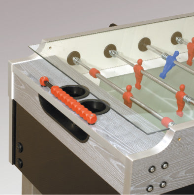 Calciobalilla da bar Olympic Silver con Aste Uscenti e gettoniera Garlando con 50 Palline in Omaggio cd.A-6SUCVS - TIMESPORT24