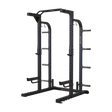 WLX-3400 Half Rack con 8 Barre in Acciaio per Elastici e Traliccio Multipresa Superiore Linea Toorx Professional - TIMESPORT24