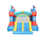 Gioco Gonfiabile Castello Con Doppio Scivolo Art.9512 - Mis.370 X 265 Cm Motore Incluso Offerta Giochi Gonfiabili In Vendita Su Timesport24 - TIMESPORT24