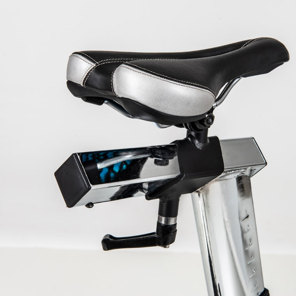 Gym Bike Elettromagnetica SRX-3500 HRC Volano Posteriore - Scatto Libero - Ricevitore Wireless e Fascia Cardio Inclusa -APP Ready- Linea Toorx Chrono PRO Line - TIMESPORT24