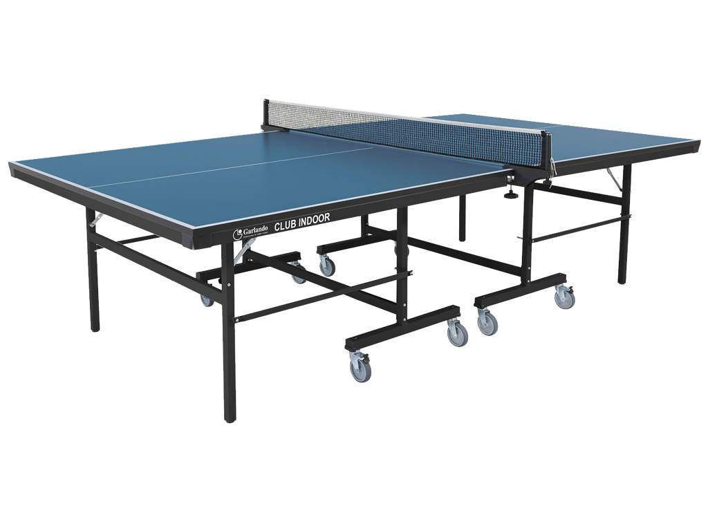 Tavolo Ping Pong Club Indoor Blu COD.C-613I Garlando con 4 Racchette e 18 Palline In Omaggio COD.C-613I - TIMESPORT24