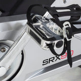 Gym Bike SRX-90 Ricevitore Wireless e Fascia Cardio Inclusa Linea Toorx Trasmissione; a cinghia Volano; peso 24 kg Peso massimo utilizzatore; 140 kg bike da spinning - TIMESPORT24