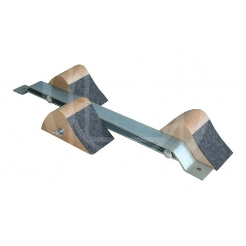 Aa1058 Ambidextrous Starting Block with Three Blocks, in Wood, Non-slip Coating -