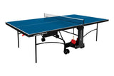 Tavolo Ping Pong Advance Indoor Blu COD.C-277I Garlando con 4 Racchette Thunder e 18 Palline In Omaggio - TIMESPORT24