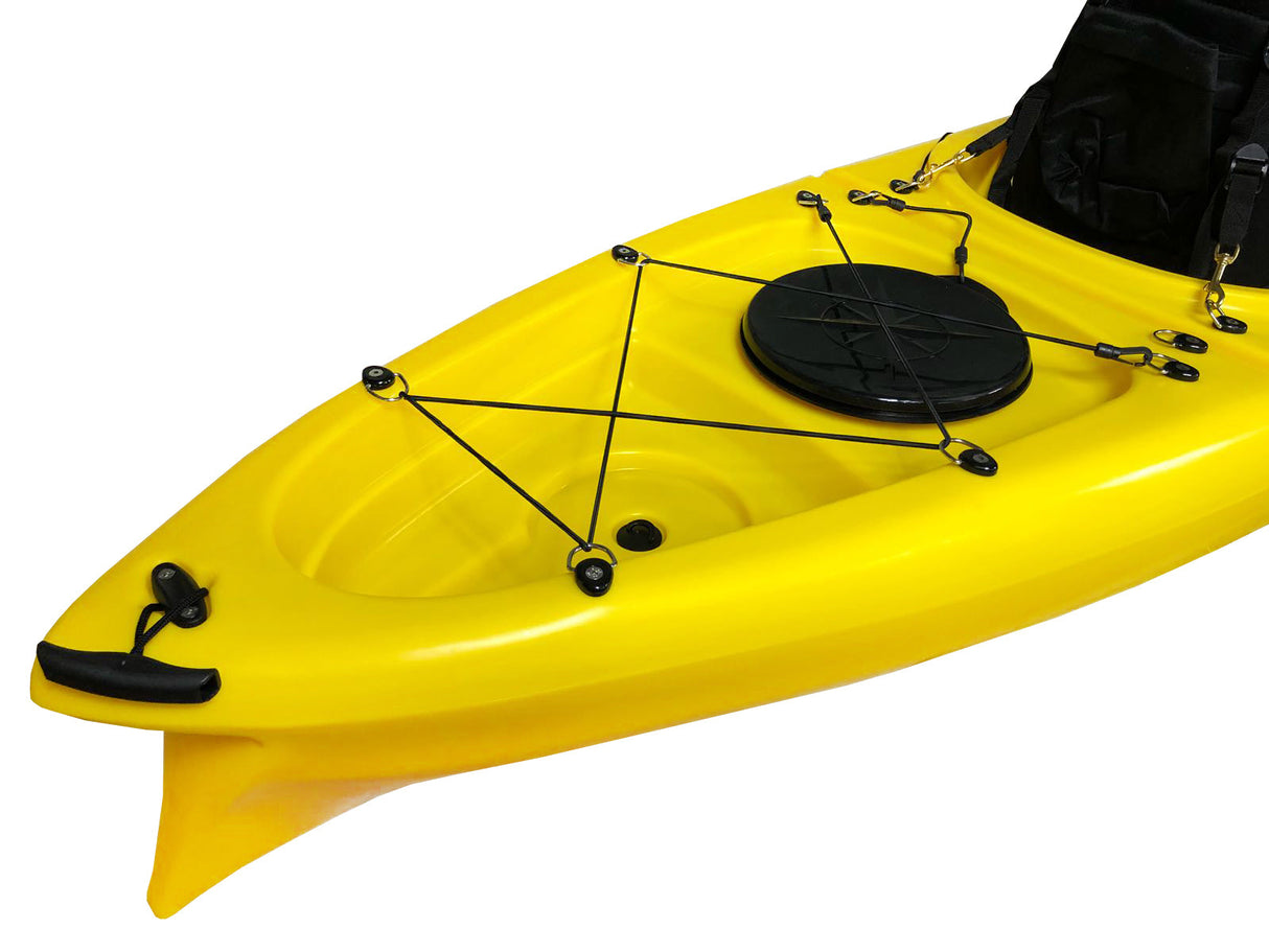 1-PERSON CANOE ACQUAPRIMA BIG MAMA KAYAK - 310 CM KAYAK + 2 LOCKER + 1 SEAT (PACK 2) - GRANIT 