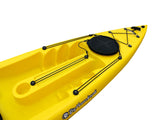 1-PERSON CANOE ACQUAPRIMA BIG MAMA KAYAK - 310 CM KAYAK + 2 LOCKER + 1 SEAT (PACK 2) - GRANIT 