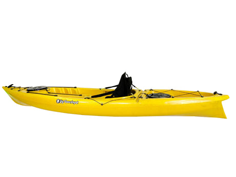 Canoa 1 posto Acquaprima Big Mama Kayak da 310 cm + 2 gavoni + 1 seggiolino (PACK 2) - GIALLO