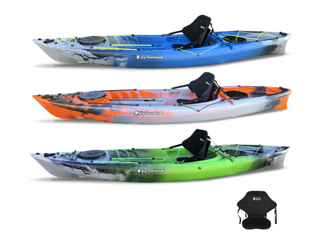 ACQUAPRIMA BIG MAMA KAYAK LIMITED EDITION - CANOA MONOPOSTO DA 310 CM + 2 GAVONE + 1 SEGGIOLINO ( PACK 2) - TIMESPORT24