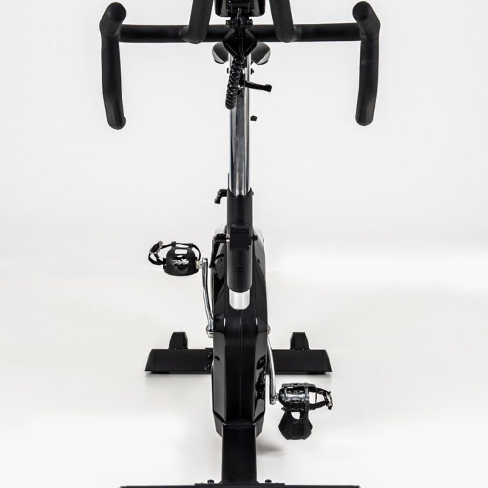 Gym Bike Elettromagnetica SRX-3500 HRC Volano Posteriore - Scatto Libero - Ricevitore Wireless e Fascia Cardio Inclusa -APP Ready- Linea Toorx Chrono PRO Line - TIMESPORT24