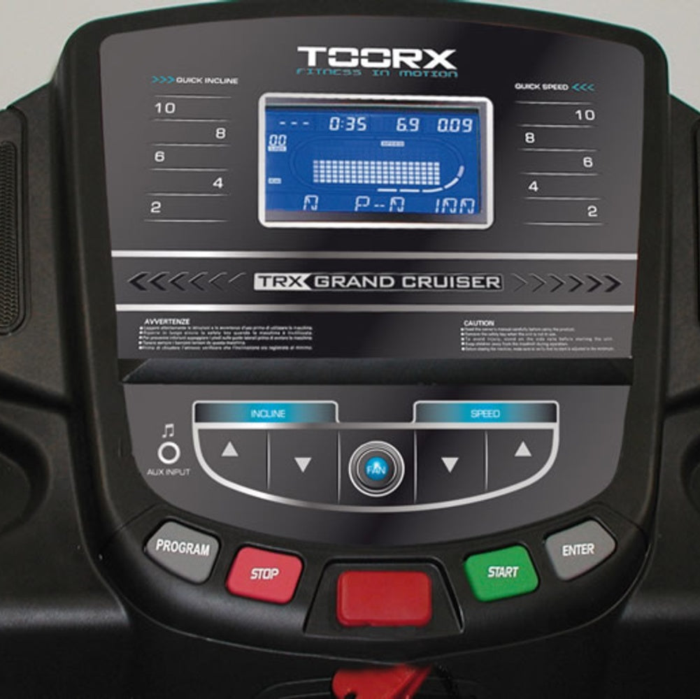 Tapis Roulant Trx Grand Cruiser Hrc Fascia Cardio Inclusa Toorx | Motore 3.5 Hp - 22 Km/h - 150 Kg Utente - 25 Programmi Tappeto Elettrico Palestra - TIMESPORT24