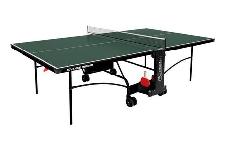 Tavolo Ping Pong Advance Indoor Verde COD.C-276I Garlando con 4 Racchette Thunder e 18 Palline In Omaggio - TIMESPORT24