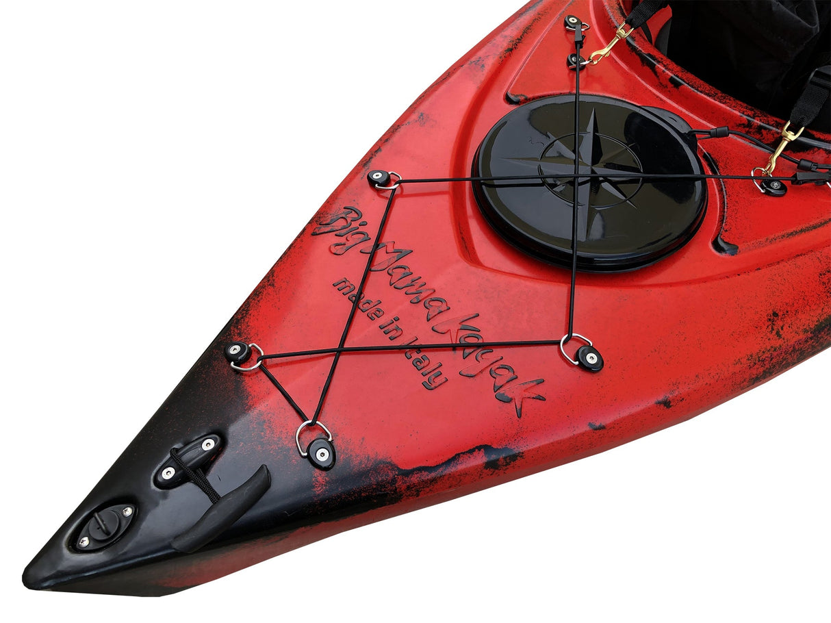 1-person canoe Privat 2.0 Limited edition Big Mama Single-seater kayak 295 cm + 2 lockers + 1 free paddle (PACK 1) - RED 