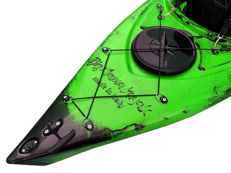 1-person canoe Privat 2.0 Limited edition Big Mama Single-seater kayak 295 cm + 2 lockers + 1 free paddle (PACK 1) - GREEN 