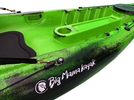 Kayak monoposto Privat 2.0 Fishing Limited edition Big Mama Kayak canoa da pesca 295 cm + 3 portacanne + 2 gavoni + 1 pagaia + seggiolino (FULL PACK) - VERDE