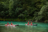 V-shape Duo Kayak - JBAY.ZONE Lunghezza 426cm + Seduta Semi-Rigida + Pagaia in Alluminio + Zaino Trasporto + Pompa + Kit Riparazioni + Valvola Scarico Rapido Linea Jbay.zone - TIMESPORT24