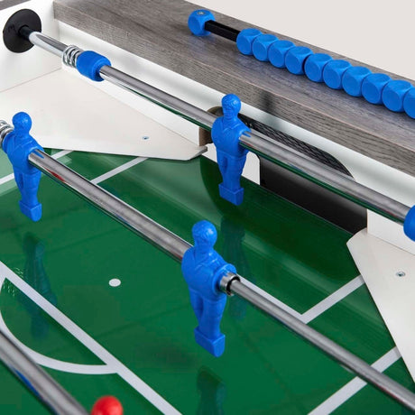 Calciobalilla G500 Rovere Grigio con Aste Uscenti- biliardino Garlando con 50 Palline in Omaggio cdG500GRUCVL. - TIMESPORT24