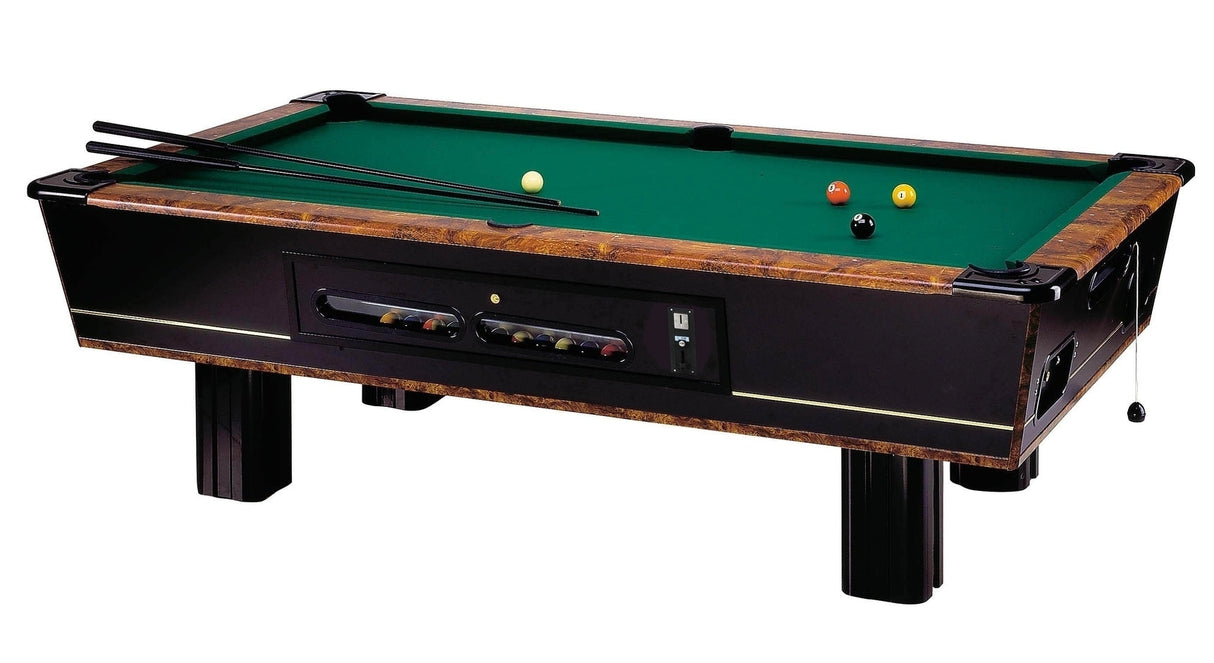 Consul 7 Biliardo Garlando Campo Gioco: Cm 200 X 100 Da Bar Con Gettoniera Carambola Tavolo Pool cod. CONS7BPGM