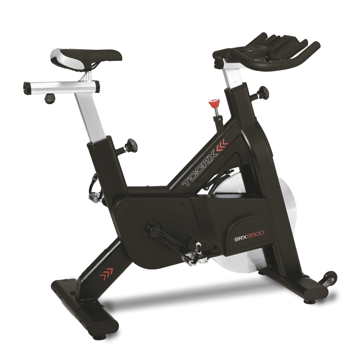 Gym Bike Indoor Cycle SRX 9500 Linea Toorx Trasmissione a cinghia Volano 24 kg Peso massimo utilizzatore 150 Kg bike da spinning - TIMESPORT24