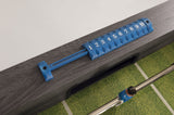 GARLANDO F2 CALCIOBALILLA rovere grigio con ASTE USCENTI LINEA GAMES COD.F2GRULNO - TIMESPORT24