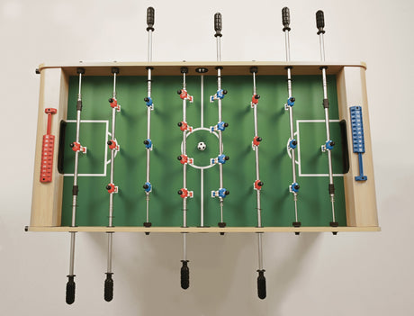 F3 Foldy Maple Football Table with Extending Rods and Folding Legs GARLANDO GAMES LINE COD.F3ACULNOFOLDY 