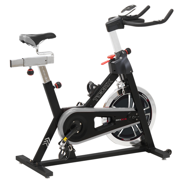 Gym Bike SRX-50 S Linea Toorx Trasmissione; a catena Massa volanica; peso 20 kg Peso max utente; 125 kg bike da spinning - TIMESPORT24