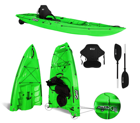 kayak divisibile modello Split 1 Big Mama kayak, canoa modulare, si monta in 30 secondi ( arancio ) - TIMESPORT24