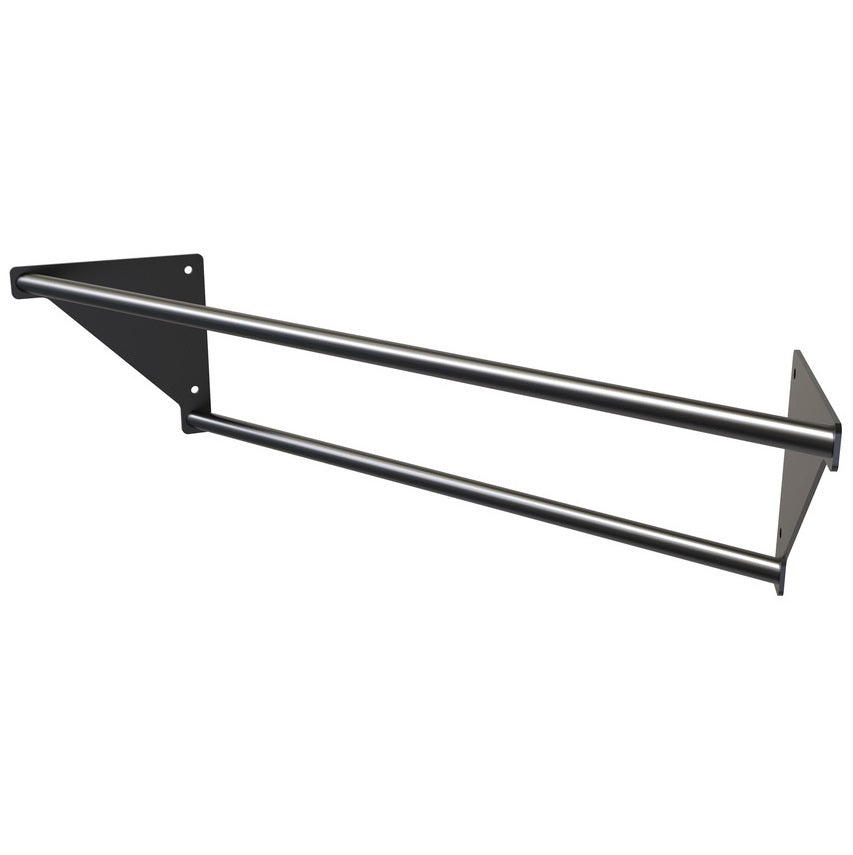 Doppia barra Pull Up lunghezza 100/128 cm. LINEA GABBIE CROSSTRAINING & CALISTHENICS INDOOR cod. GHEX-DB - TIMESPORT24