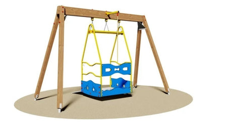 Swing for the disabled GRENOBLE COD.1030 A GIOCHIPARK En 1176 TUV certified 