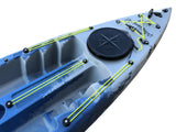 CANOA 1 POSTO SINGOLO ACQUAPRIMA LIMITED EDITION BIG MAMA KAYAK, MONOPOSTO 310 CM + 2 GAVONE + 1 PAGAIA in omaggio (PACK 1) - SNAKE BLU
