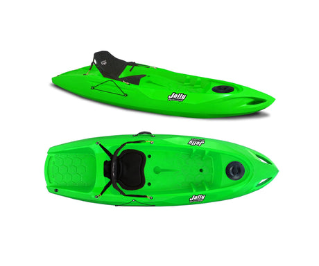 Kayak Monoposto Jolly 2.0 Big Mama Kayak canoa 260 cm + 1 gavone + 1 seggiolino (PACK 2) Made in Italy - VERDE - TIMESPORT24