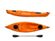 Canoa 1 posto Privat 2.0 Big Mama Kayak 295 cm + 2 gavoni + 1 pagaia in omaggio (PACK 1) - ARANCIONE - TIMESPORT24