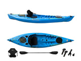 Canoa 1 posto Privat 2.0 Fishing Big Mama Kayak monoposto da pesca 295 cm + 2 gavoni + 3 portacanne + 1 pagaia + 1 seggiolino(FULL PACK) - AZZURRO
