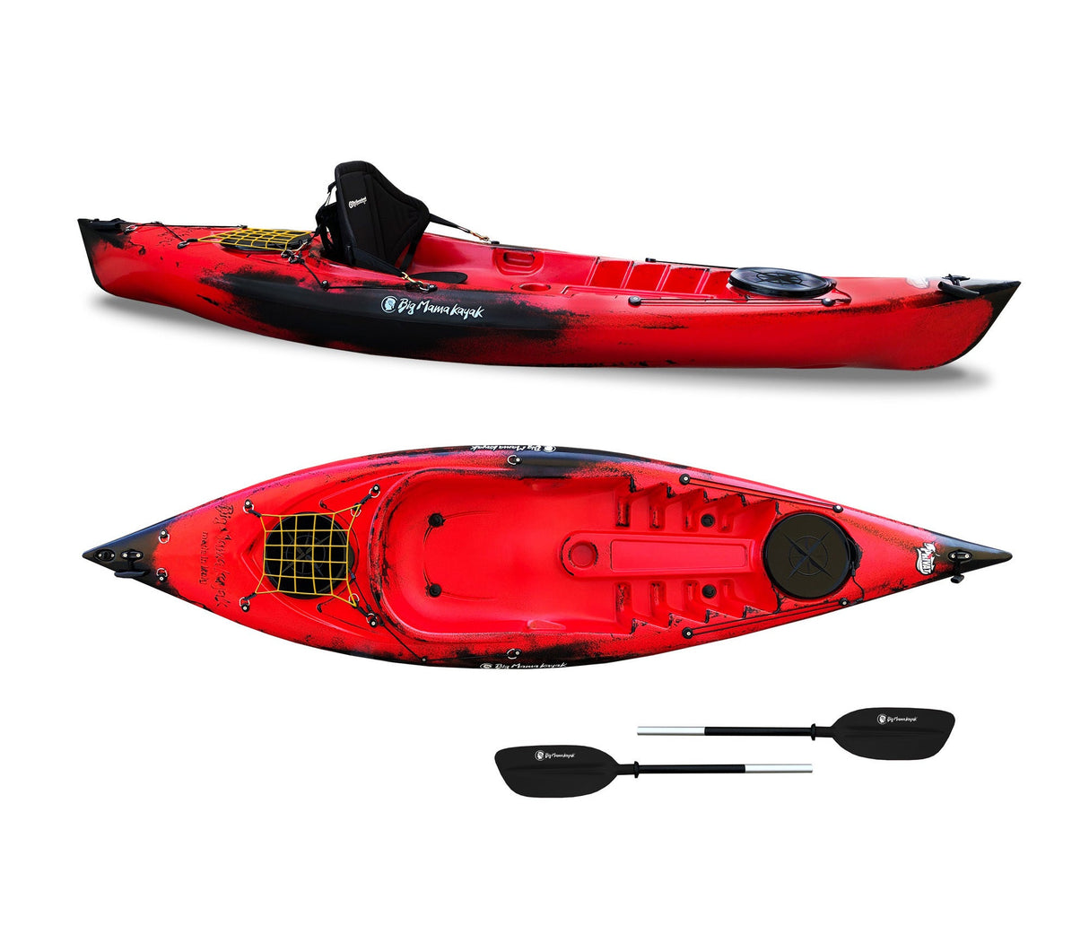 1-person canoe Privat 2.0 Limited edition Big Mama Single-seater kayak 295 cm + 2 lockers + 1 free paddle (PACK 1) - RED 