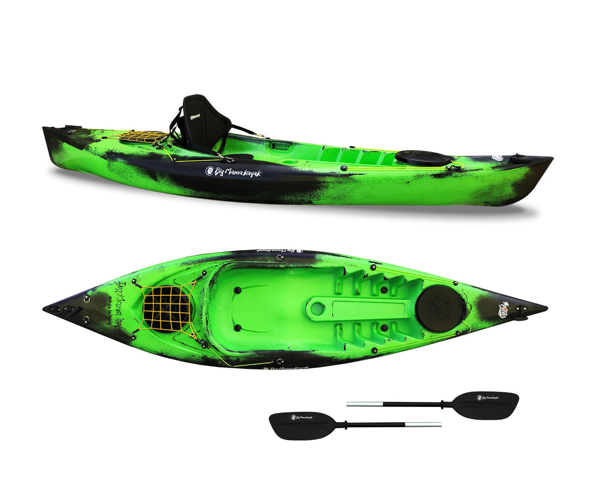 1-person canoe Privat 2.0 Limited edition Big Mama Single-seater kayak 295 cm + 2 lockers + 1 free paddle (PACK 1) - GREEN 