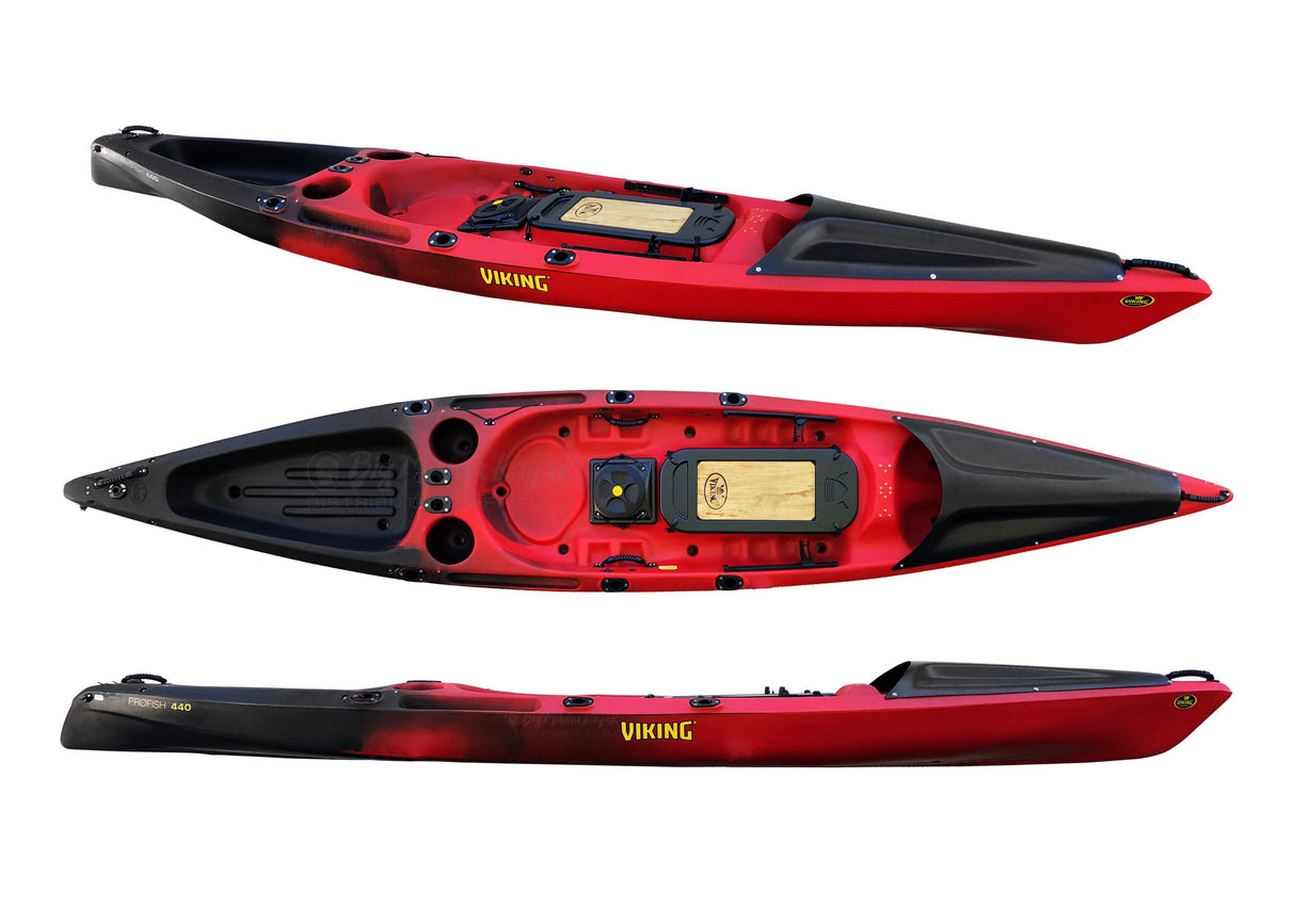 Viking Kayak Profish 440 - Length 437 Cm + Comfort Seat + Paddle Included 