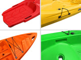 Kayak 1 posto Skippy 2.0 Big mama kayak - canoa 305 cm con 1 posto adulto + 1 posto bambino + pagaia (PACK 1) - ROSSO - TIMESPORT24