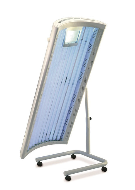 Solarium TOPAZ 12 V WHITE Orientabile su Ruote Linea Hapro - TIMESPORT24