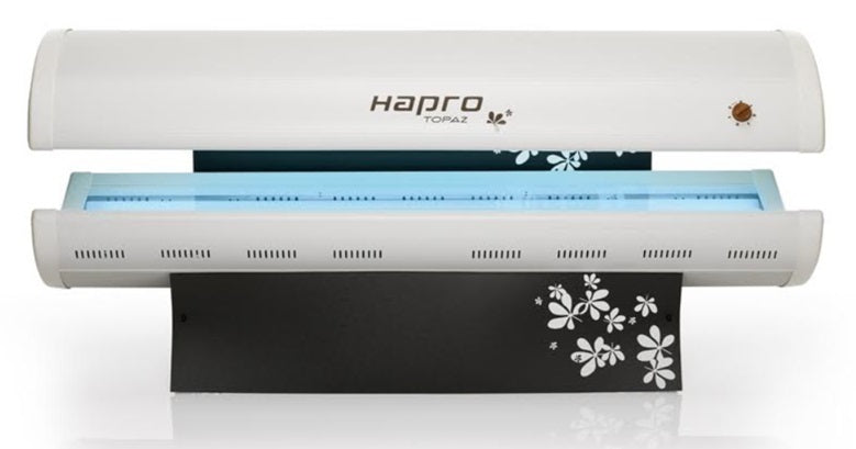 Solarium TOPAZ 24/1 COMBI WHITE Linea Hapro - TIMESPORT24