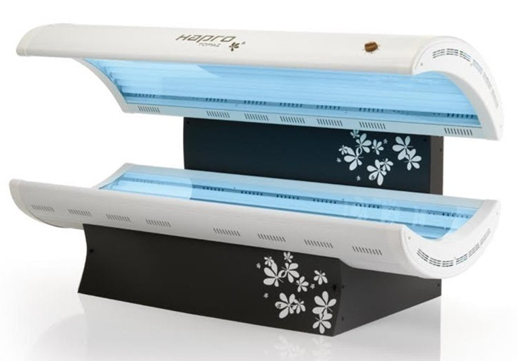 Solarium TOPAZ 24/1 COMBI WHITE Linea Hapro - TIMESPORT24