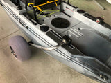 carrello retrattile integrabile per Triken 330 Big Mama Kayak, incluse ruote da sabbia - TIMESPORT24