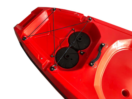 kayak componibile Split 2 Big Mama kayak, canoa biposto modulare, si monta in 30 secondi ( verde) - TIMESPORT24