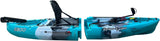 Divisible pedal kayak with fins BIG MAMA START S300 color TURQUOISE 