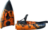 PEDAL KAYAK DIVIDEABLE INTO 2 WITH BIG MAMA START S300 FINS color ORANGE 