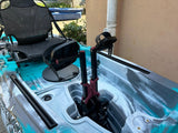 Kayak divisibile a pedali con pinne BIG MAMA START S300 colore Olive