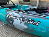 Kayak divisibile a pedali con pinne BIG MAMA START S300 colore Olive