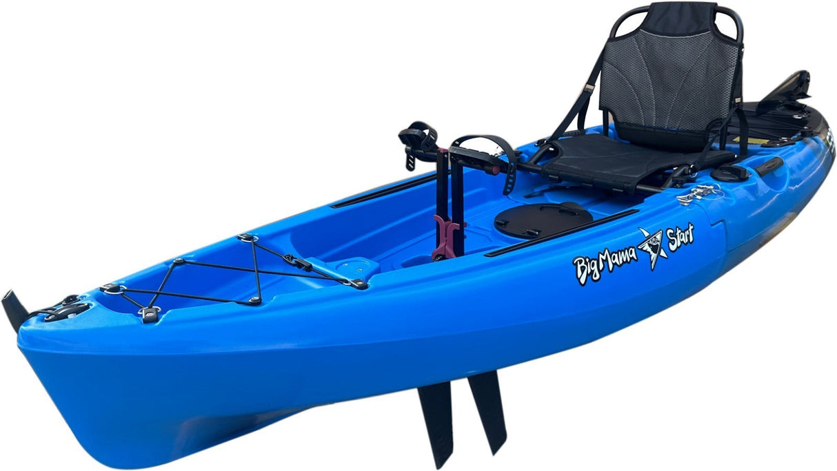 Kayak divisibile a pedali con pinne BIG MAMA START S300 colore blu - TIMESPORT24