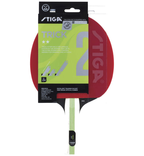 Racchetta Tennis Tavolo- Ping Pong Stiga Trick ACS 2 Stelle cd.2C4-519 - TIMESPORT24